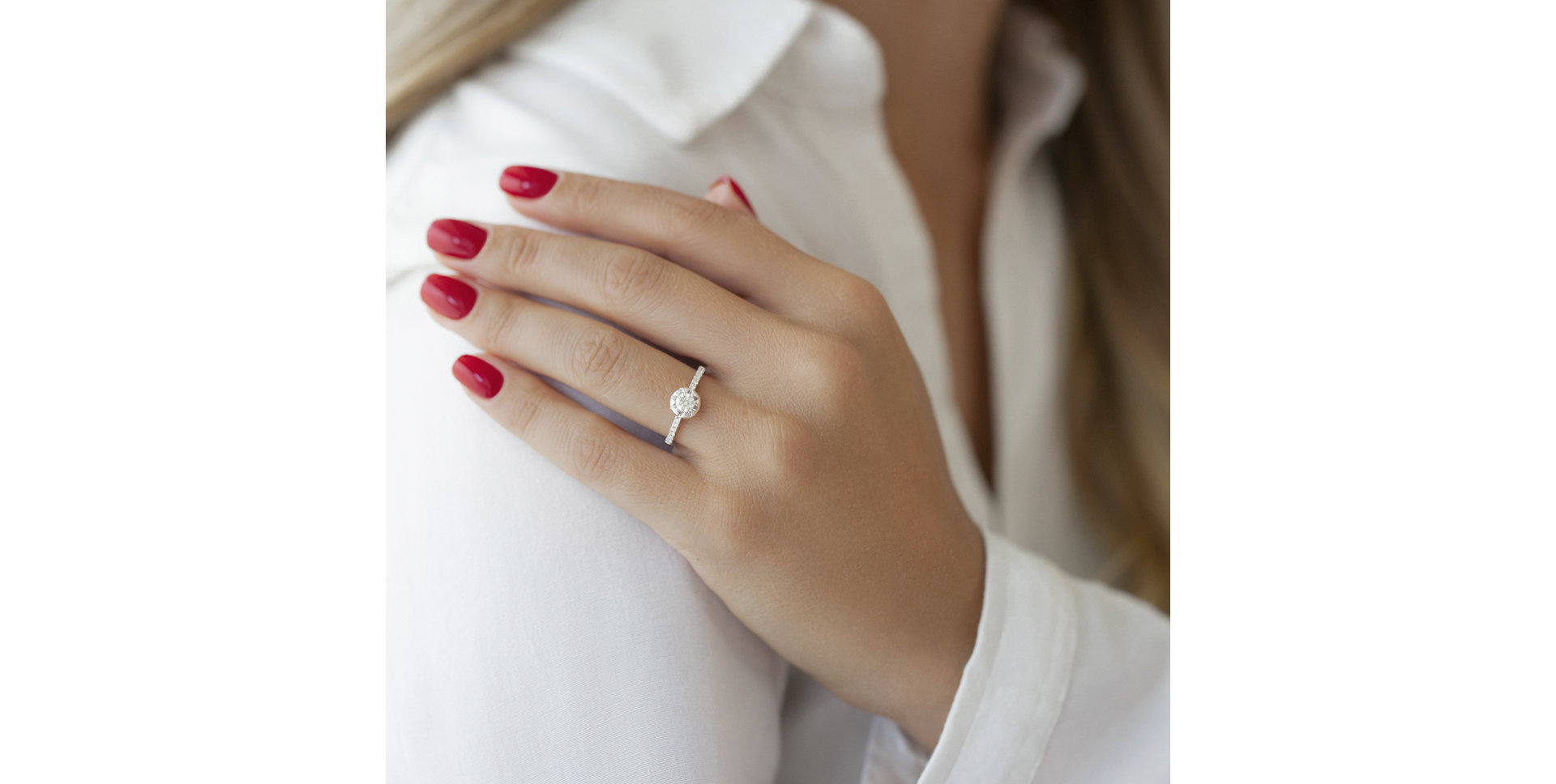 Diamond ring Love Sun