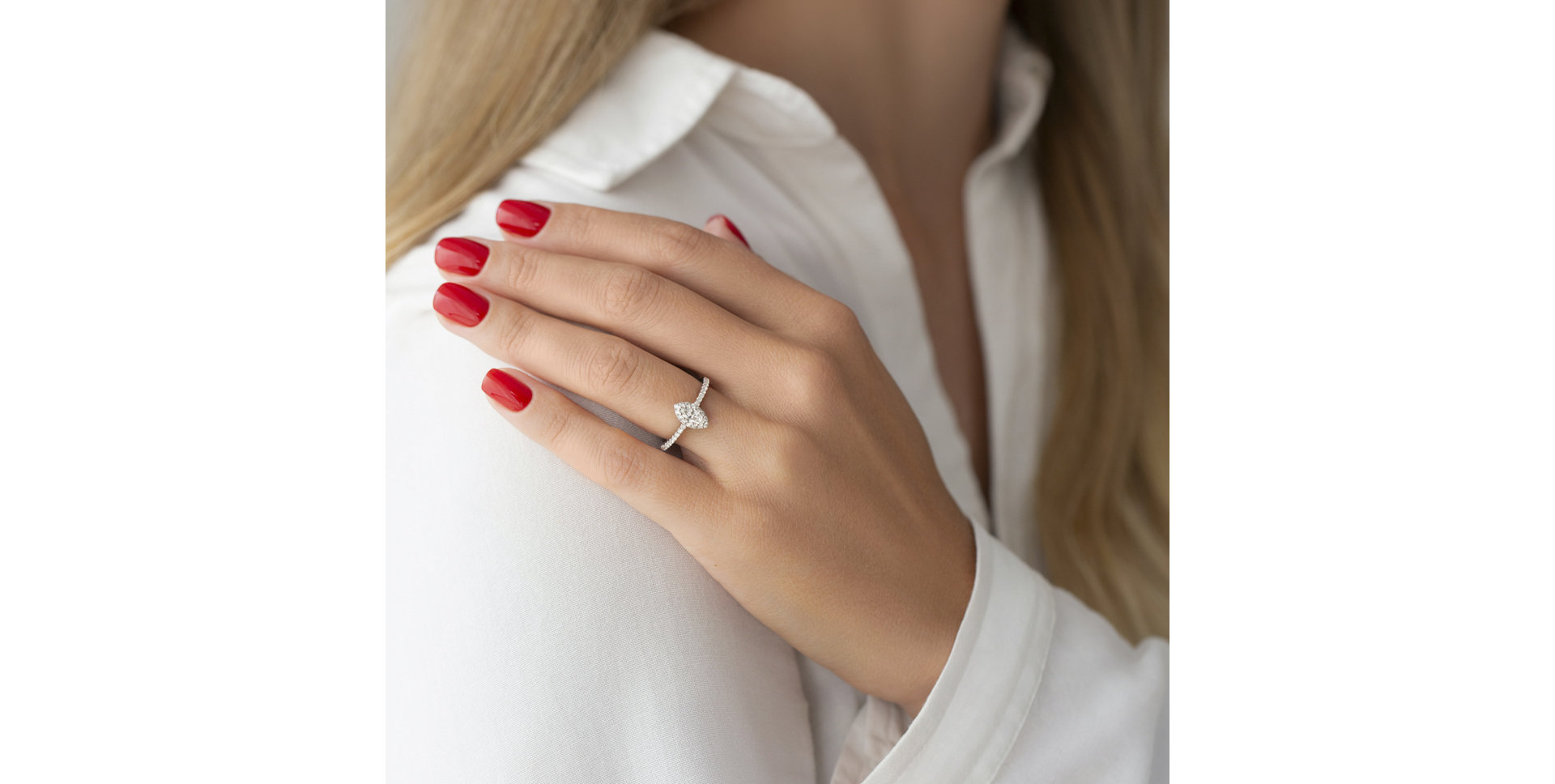 Diamond ring Marquise Fantasy