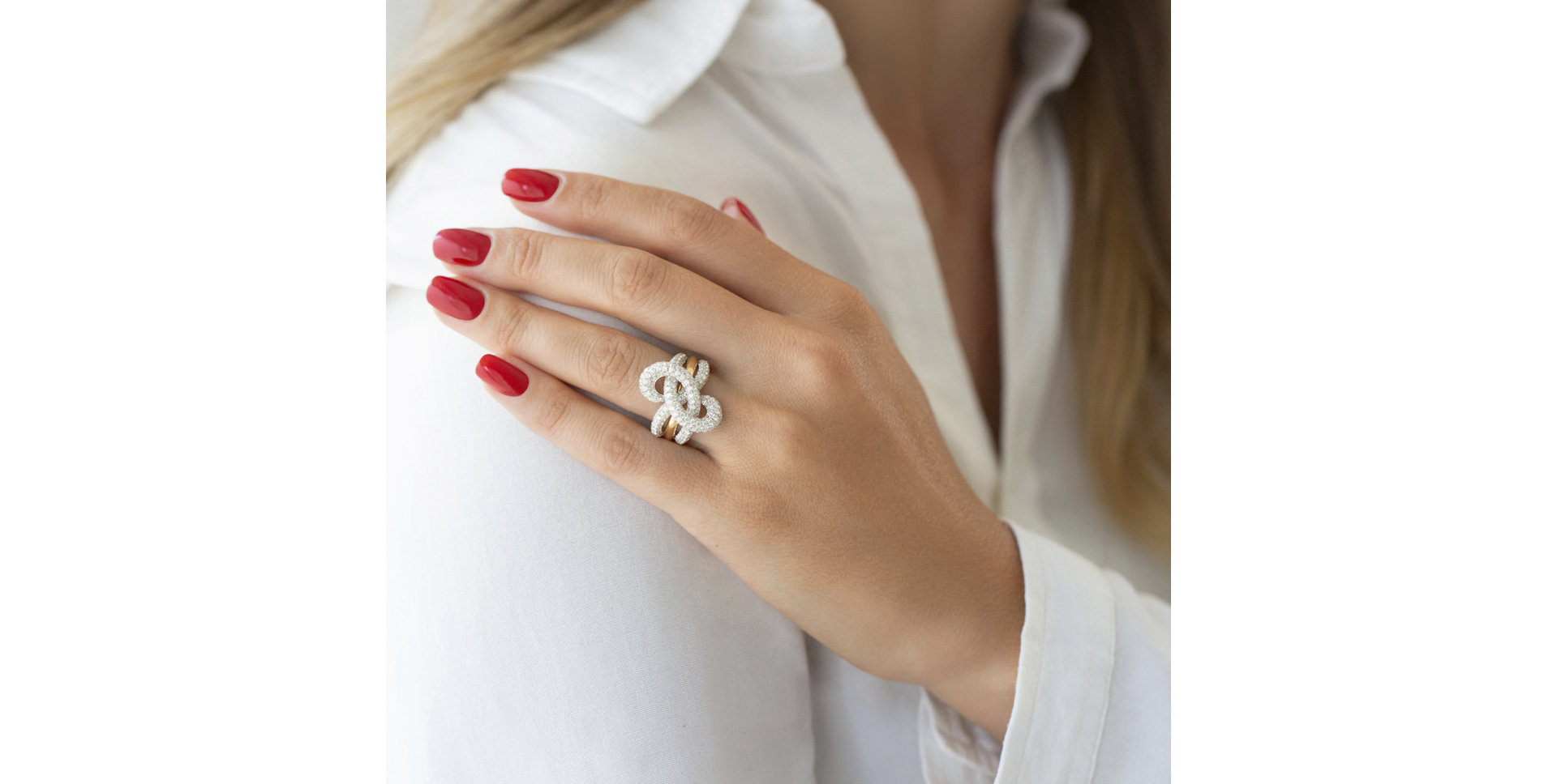 Diamond ring Emotion Spiral