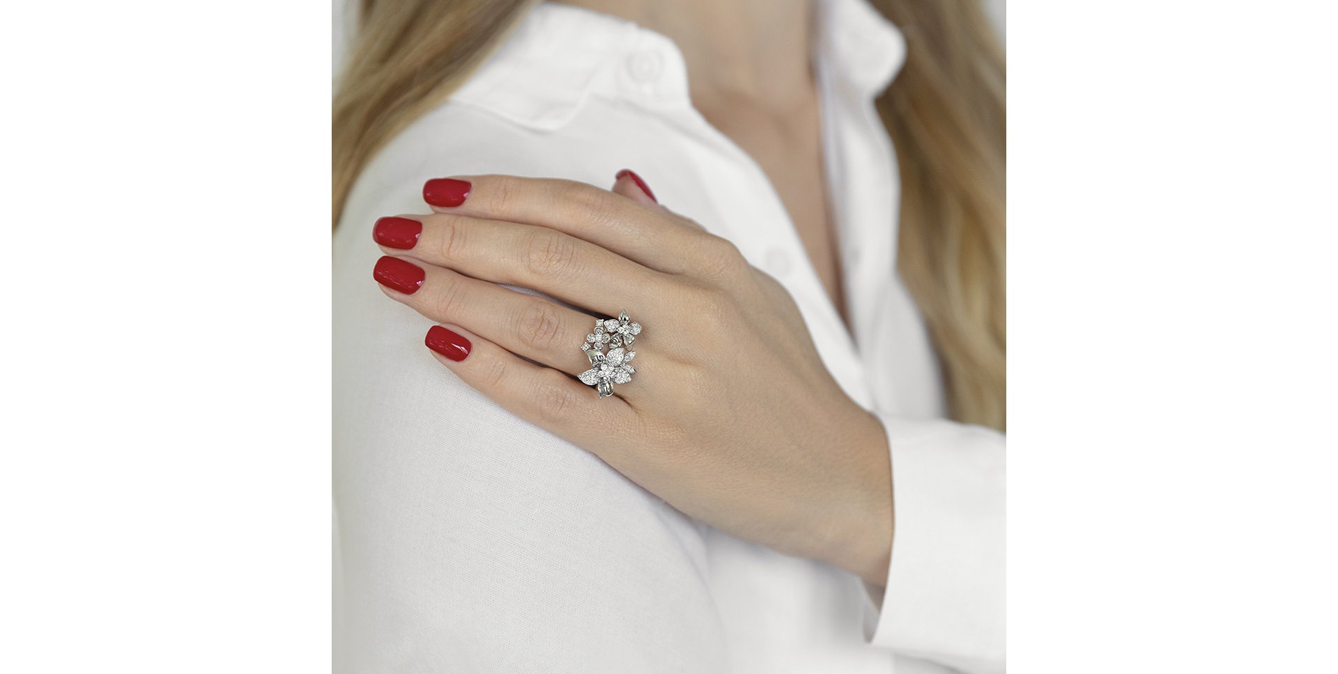 Diamond ring Floral Envy