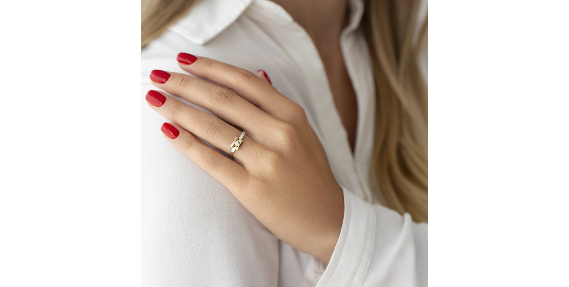 Diamond ring Square Love