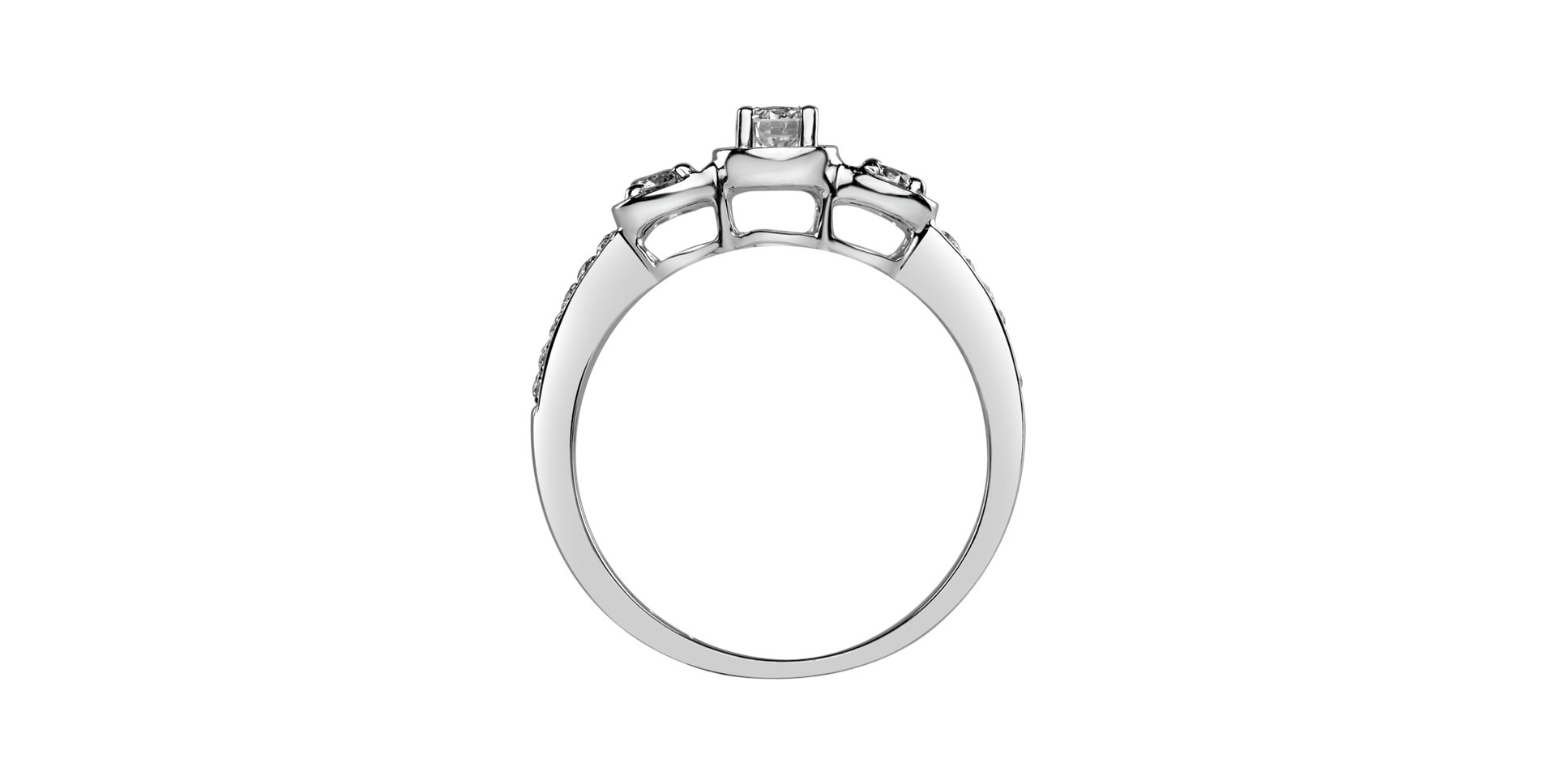Diamond ring Romantic Triple