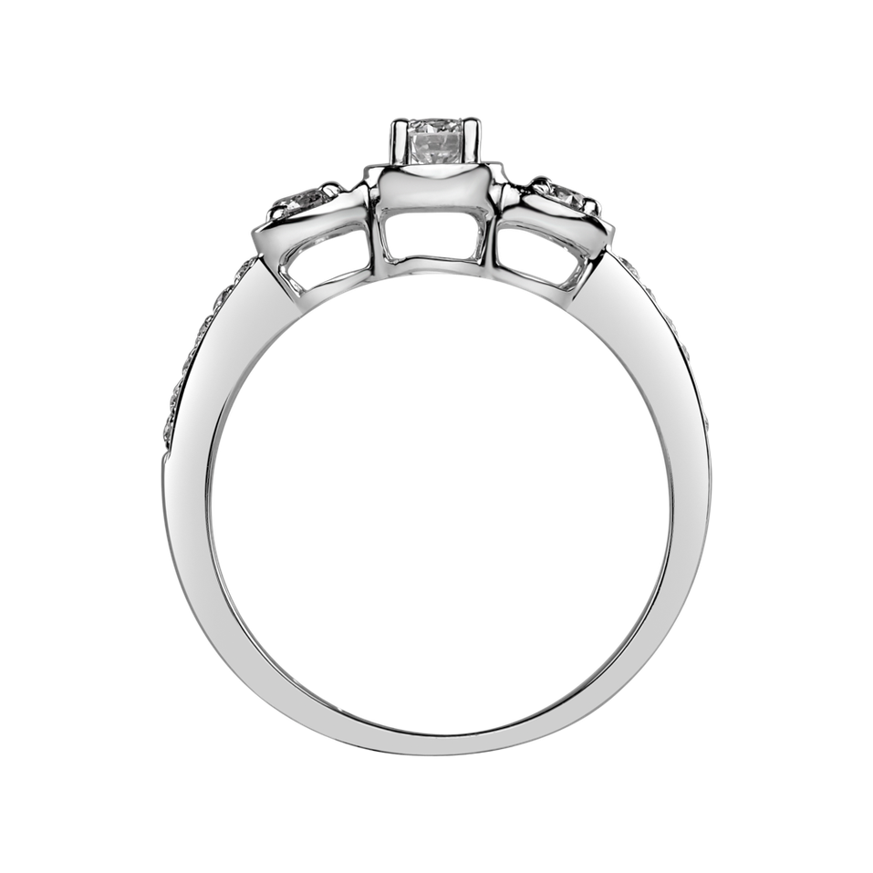 Diamond ring Romantic Triple