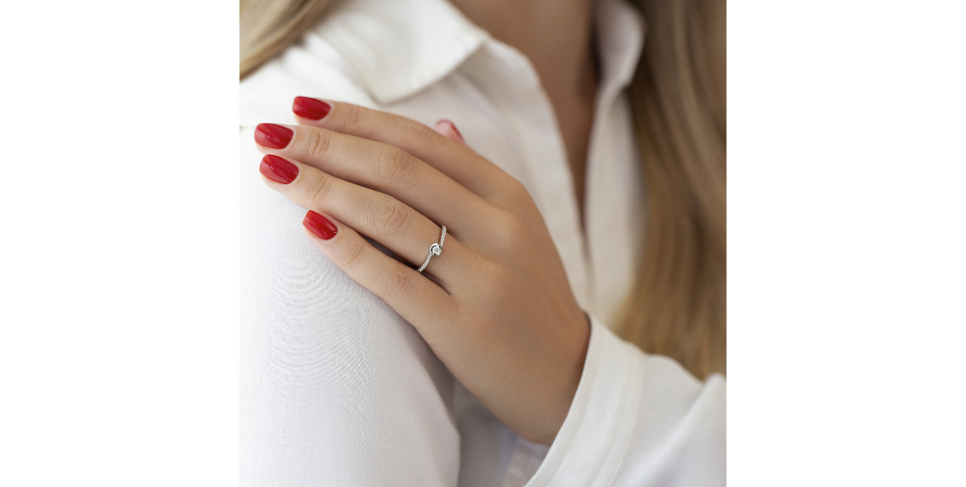 Diamond ring Love Swirl