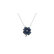 Diamond pendant with necklace and Sapphire My Joy3