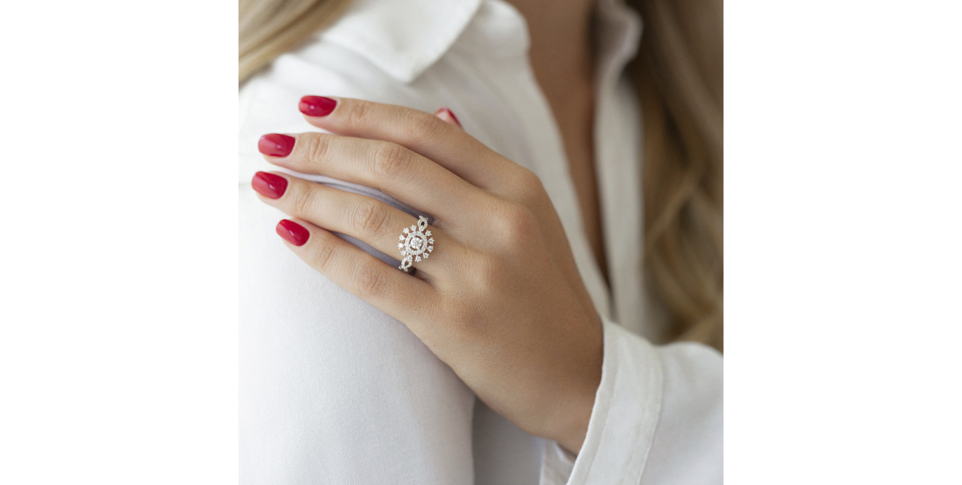 Diamond ring Snow Queen