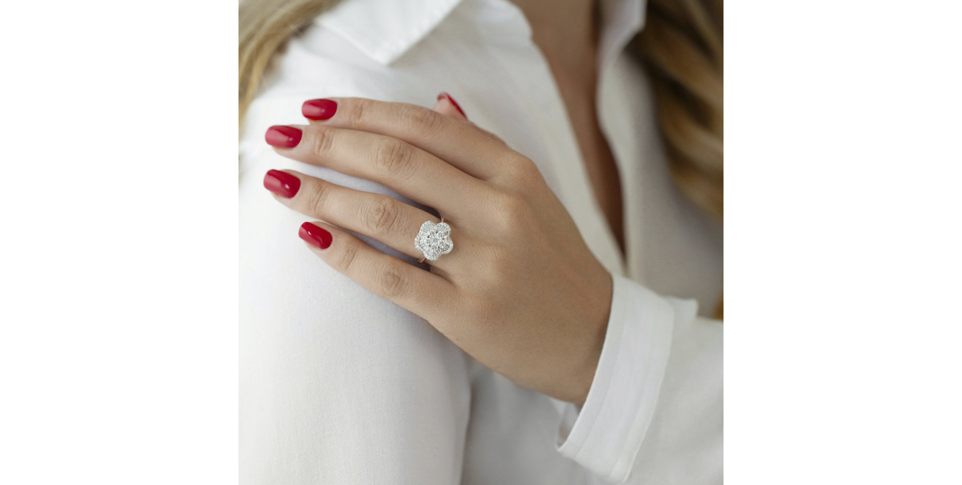 Diamond ring Gwendoline