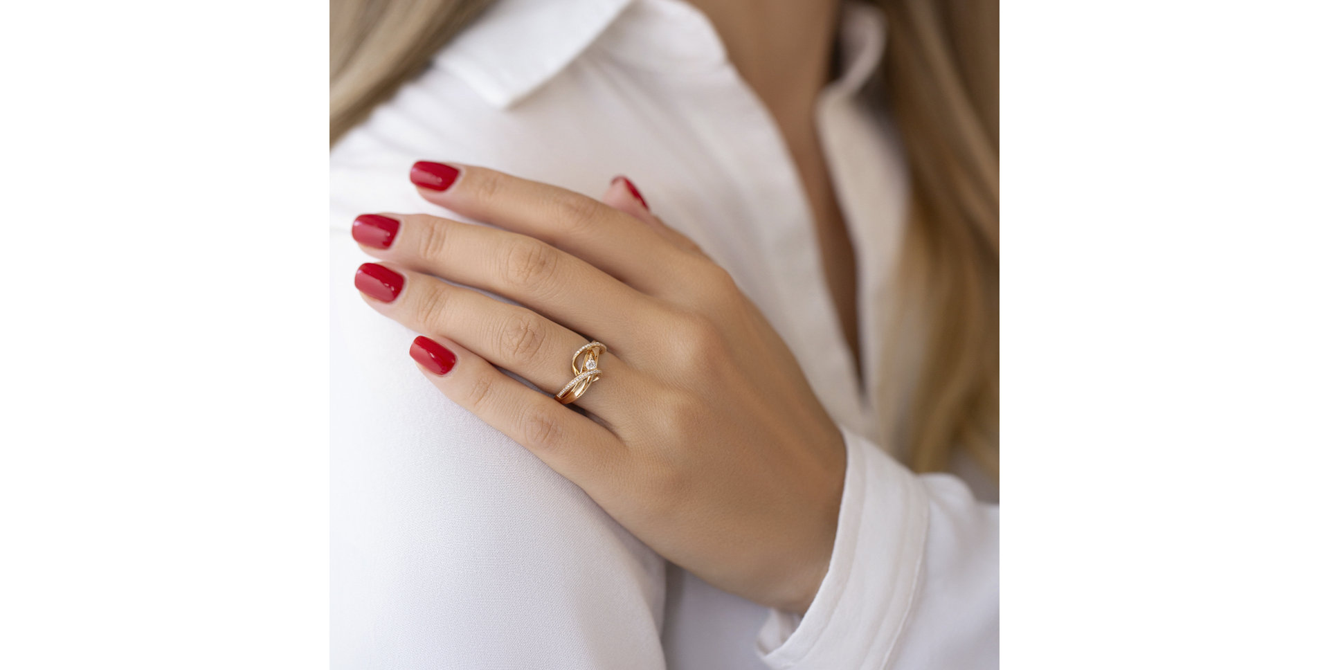 Diamond ring Lovely Destiny