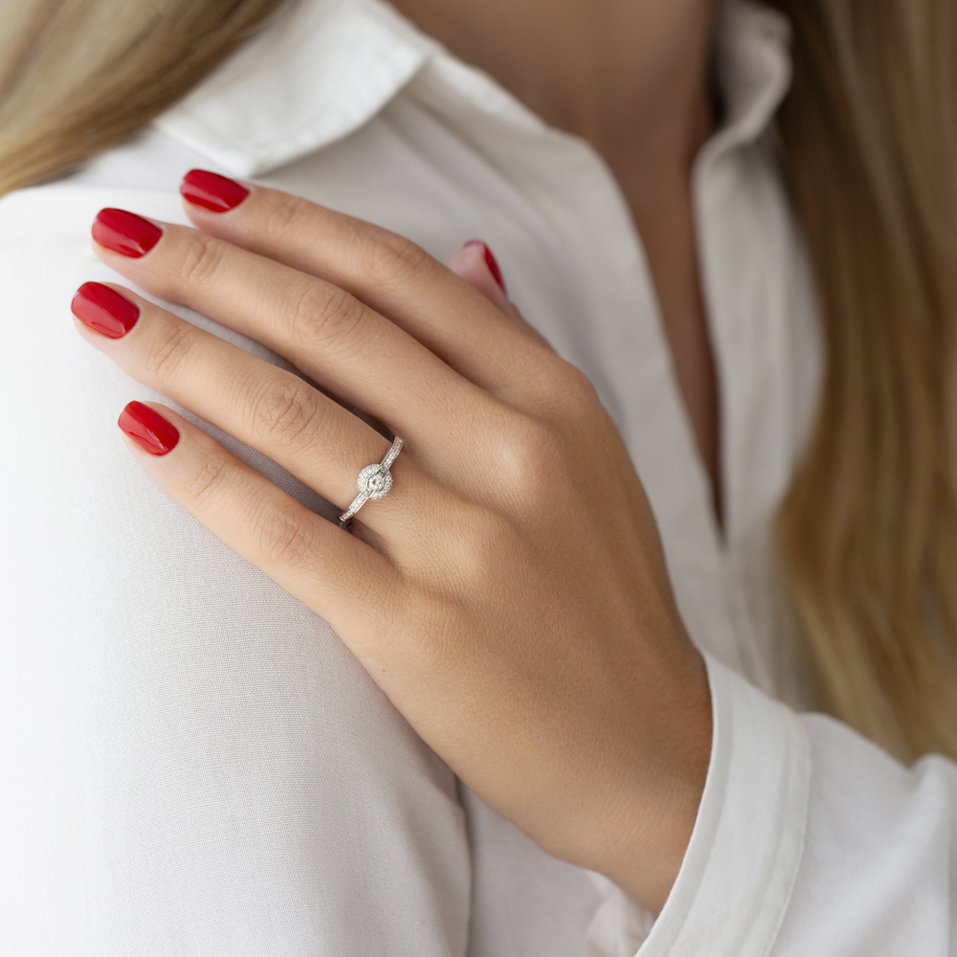 Diamond ring Love Wave