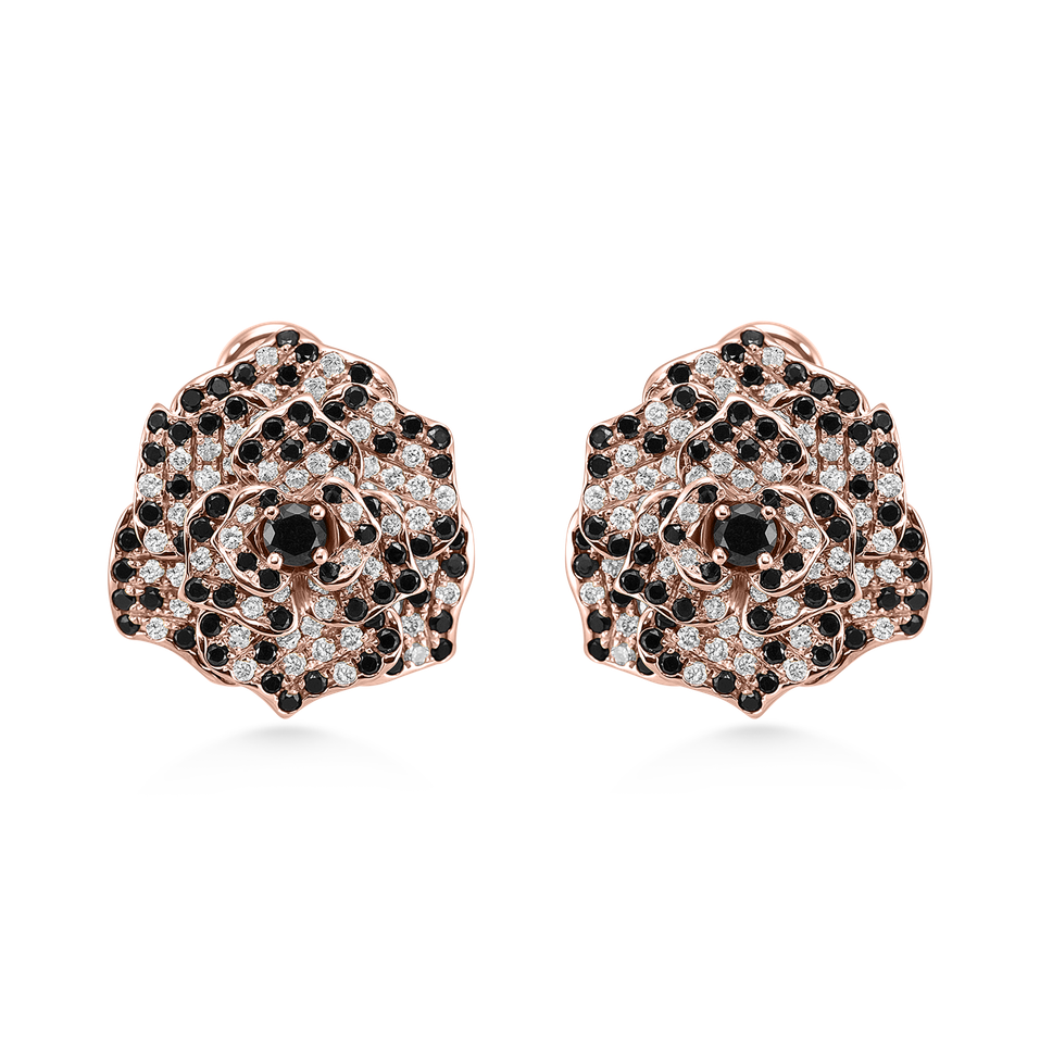 Diamond earrings Witching Rose