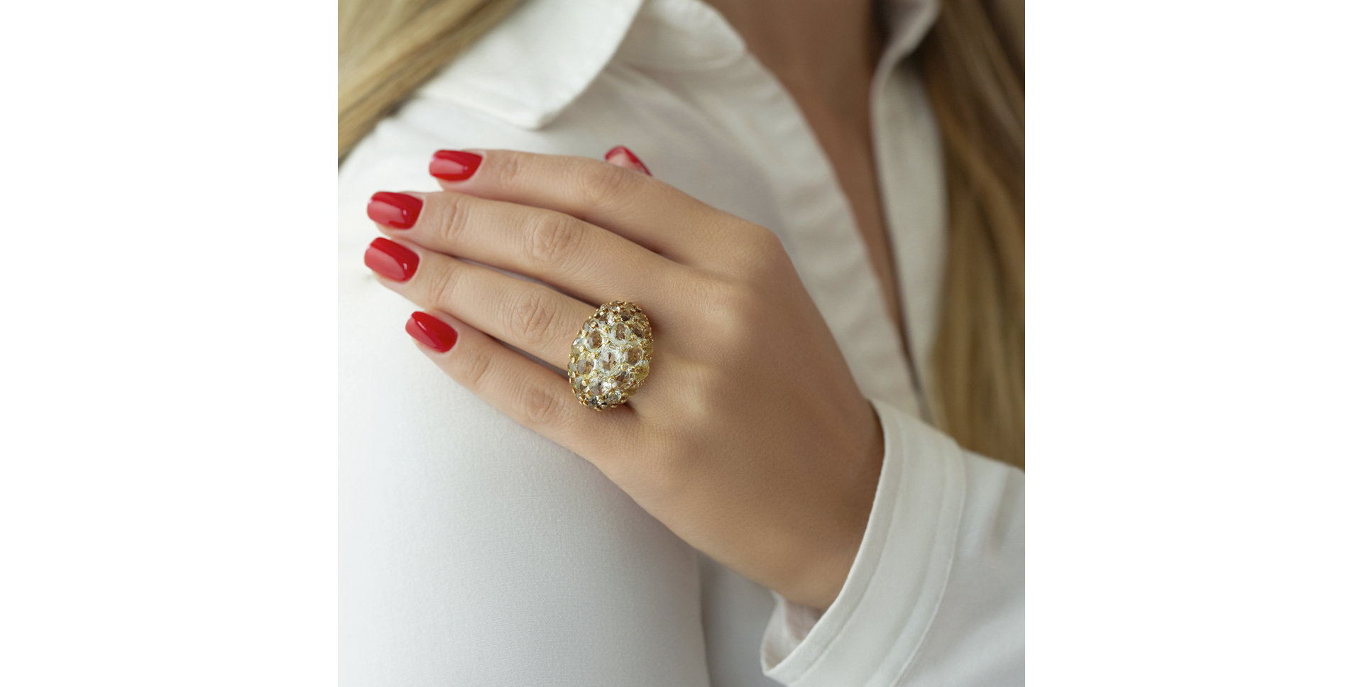 Diamond ring and Amethyst Beverlee