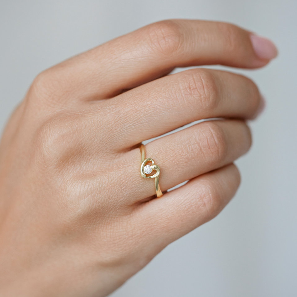 Diamond ring Love Message