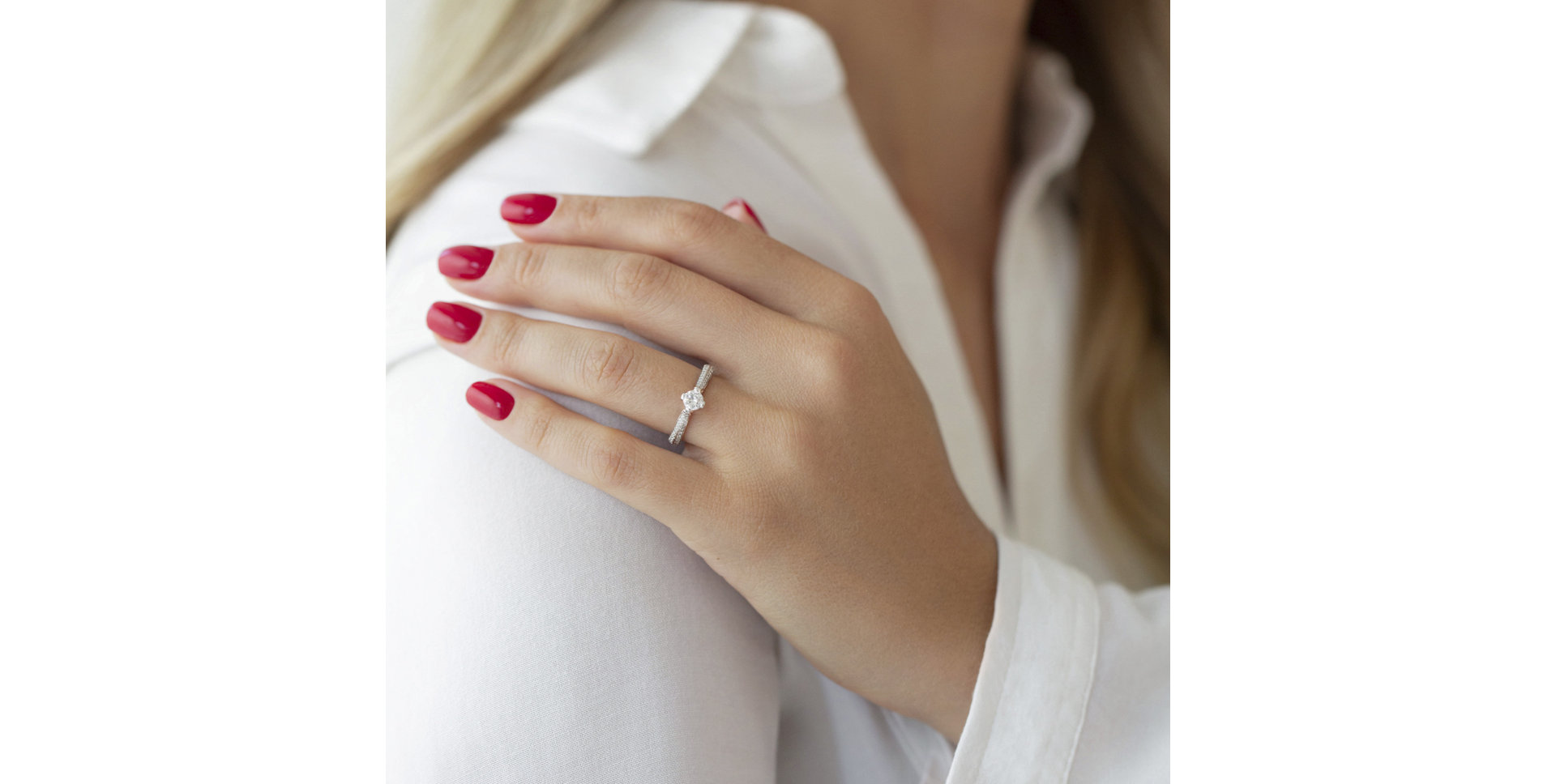 Diamond ring Glitter Luna