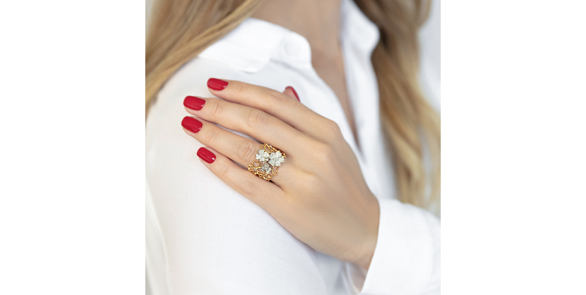 Diamond ring Gold Garden