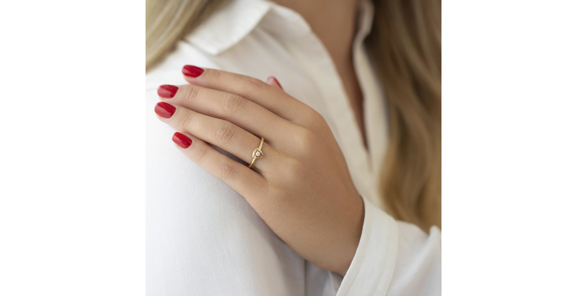 Diamond ring Triangle of Life