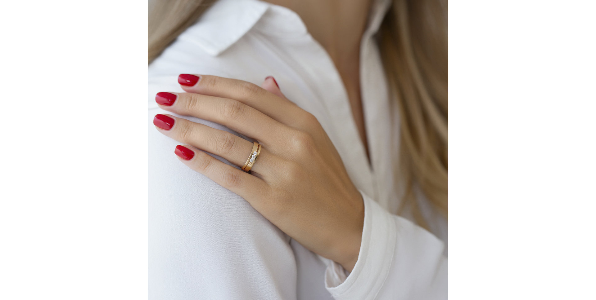 Diamond ring Heavenly Minimalist