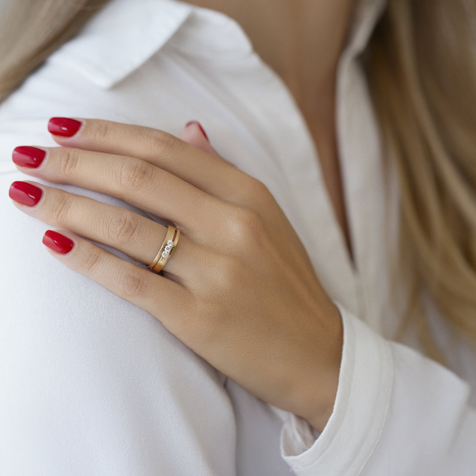 Diamond ring Heavenly Minimalist