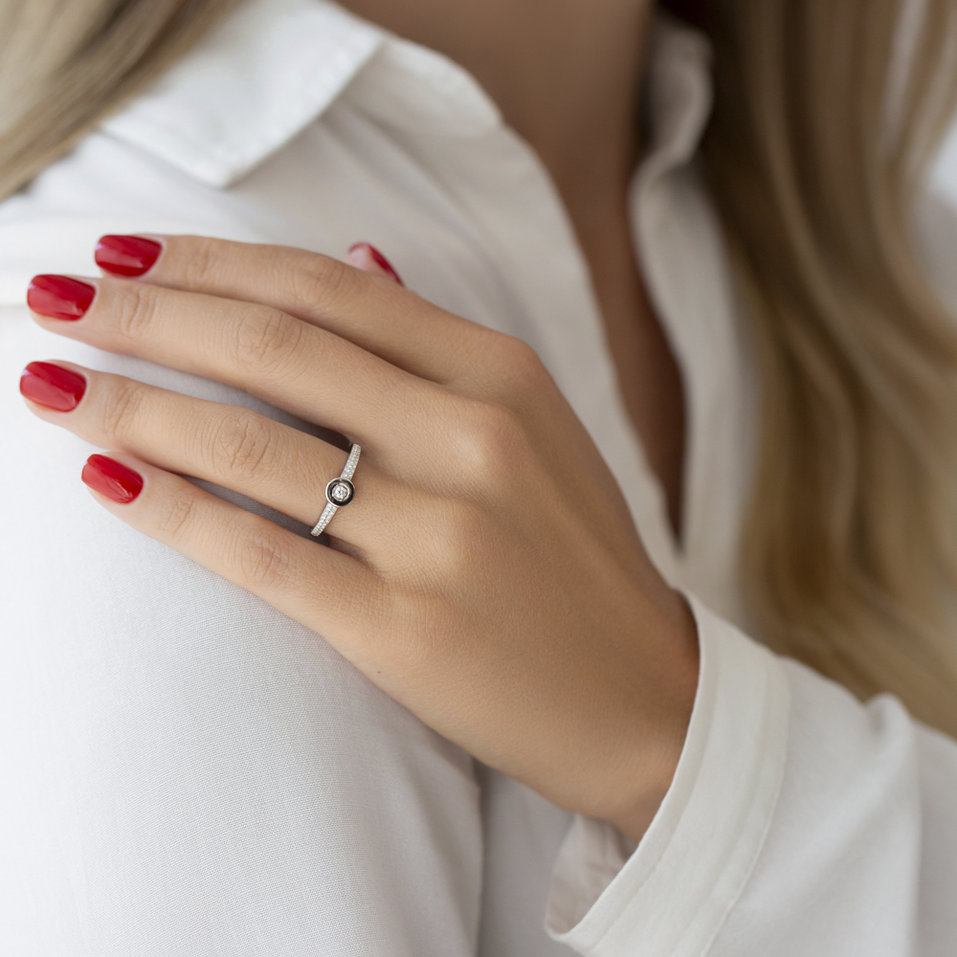 Diamond ring Moon Opus