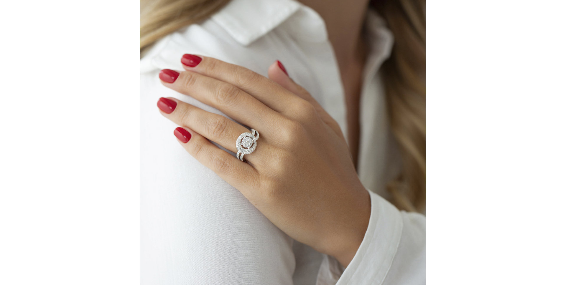 Diamond ring Gisèle