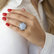 Diamond ring with Chalcedony Palomita4