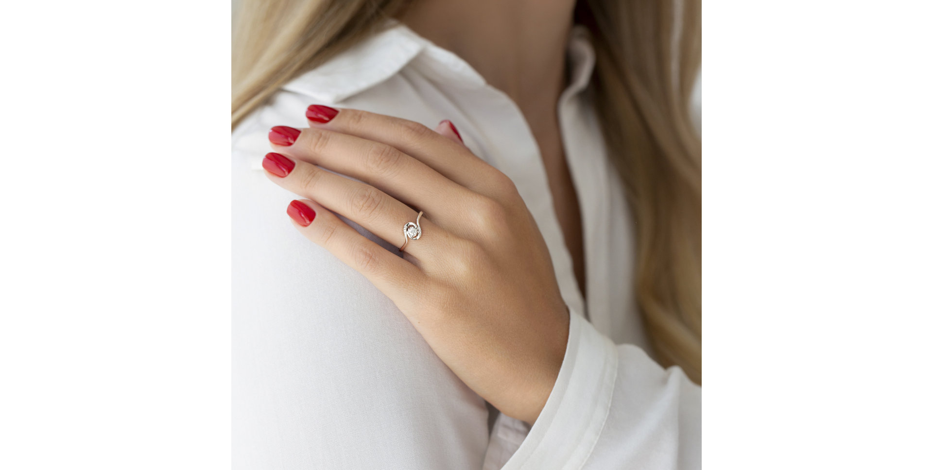 Diamond ring Love Whirl