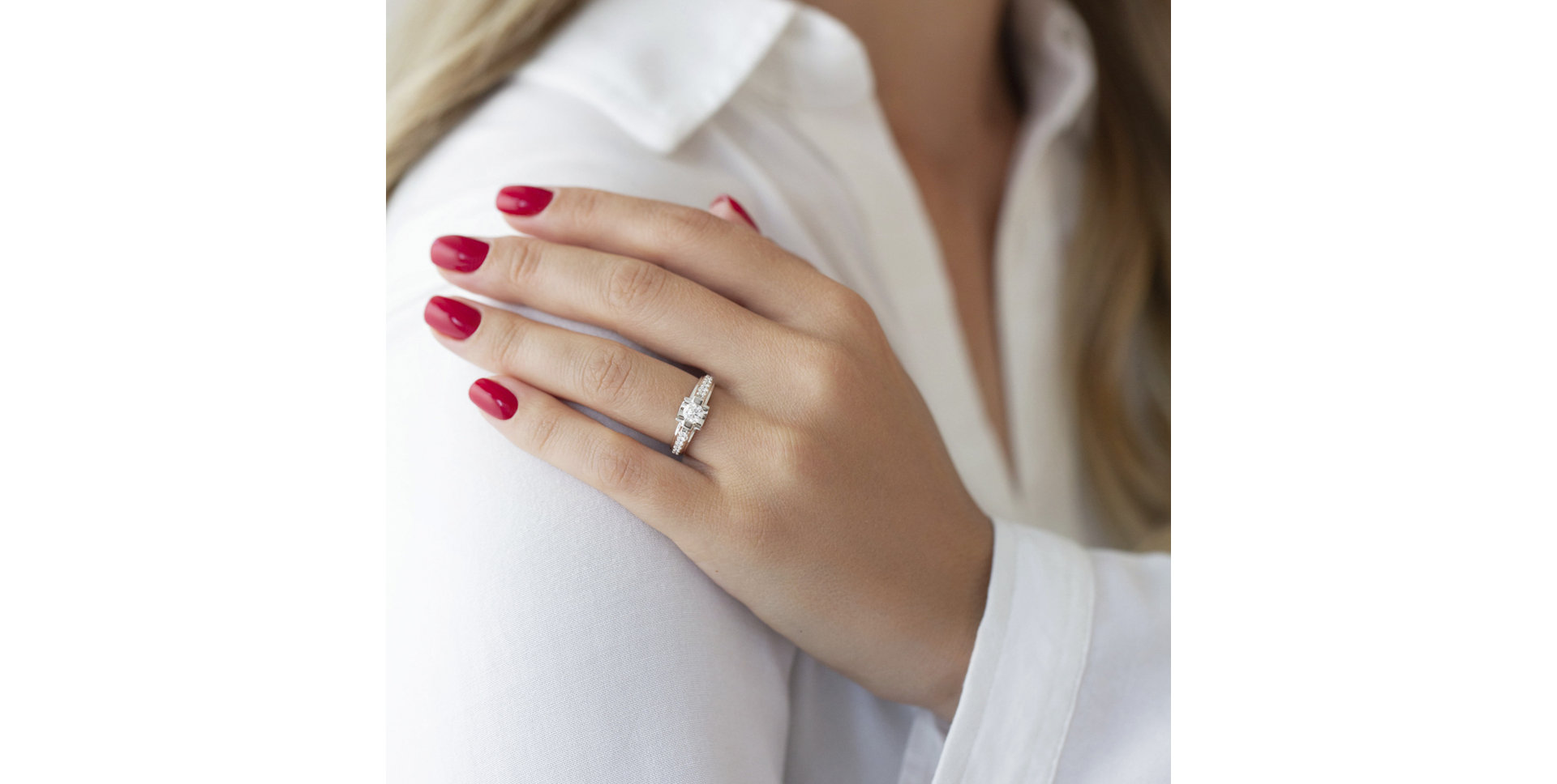 Diamond ring Posh Romance