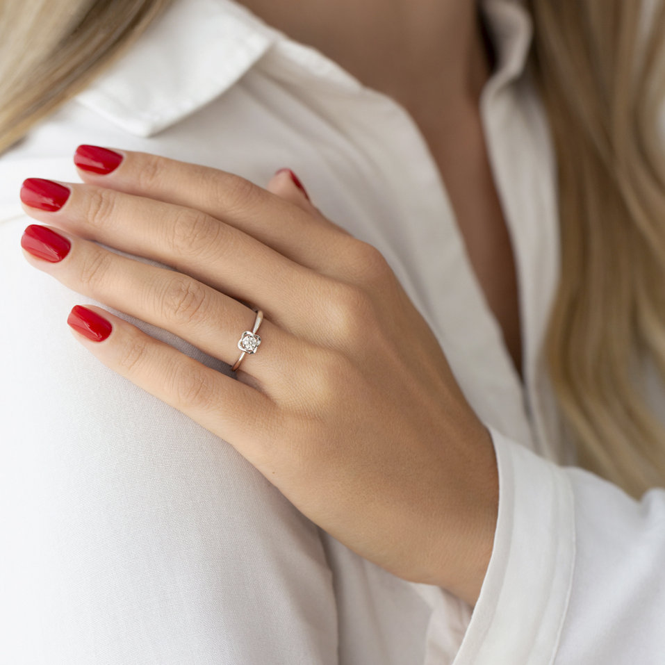 Diamond ring Sweet Blossom