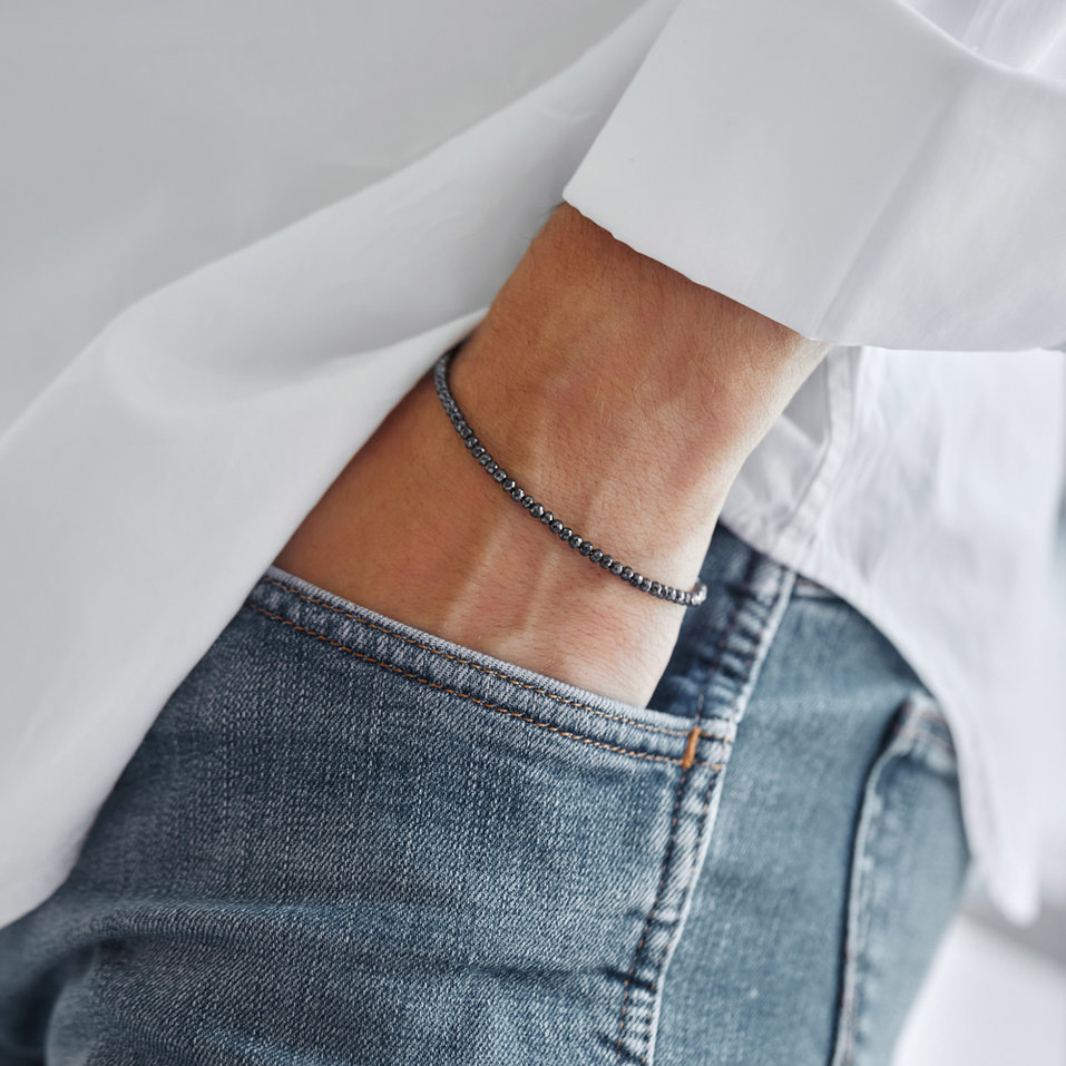 Bracelet with diamonds Black Lady