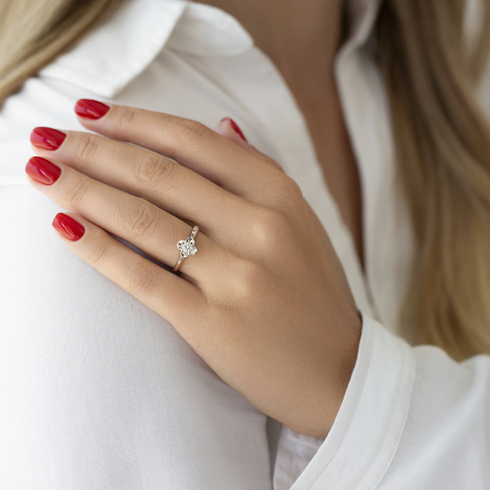 Diamond ring Vesper Flower