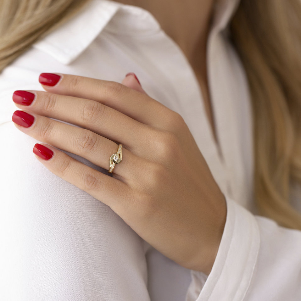 Diamond ring Love Glow