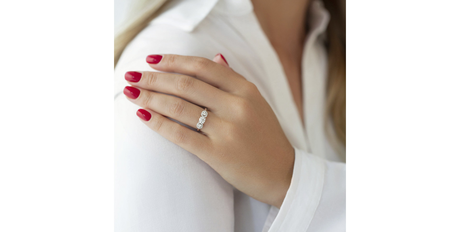 Diamond ring Love Circles