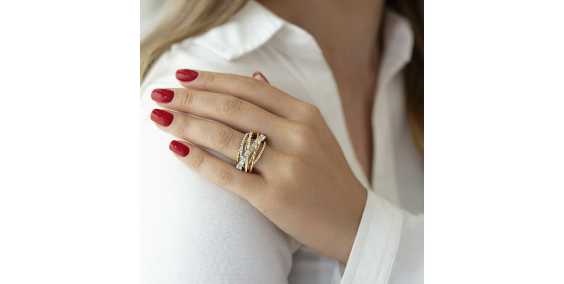 Diamond ring Dionysus Crown