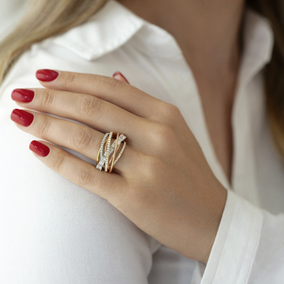 Diamond ring Dionysus Crown