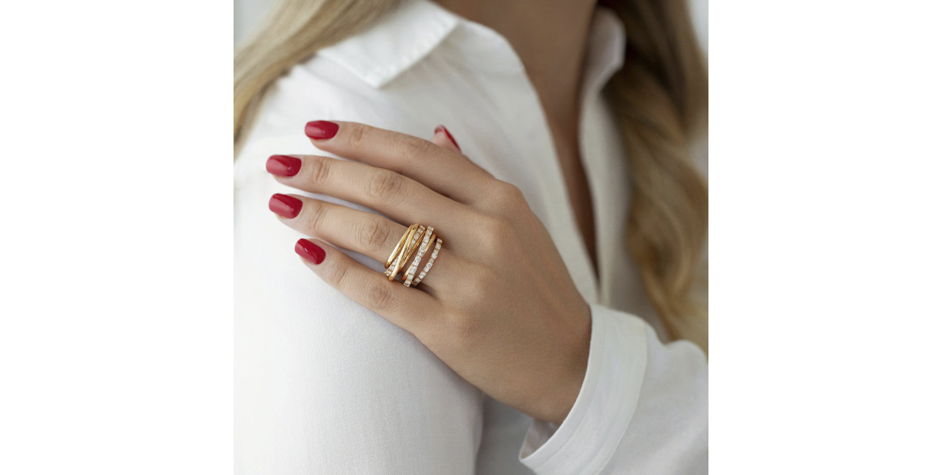 Diamond ring Moonlight Crown