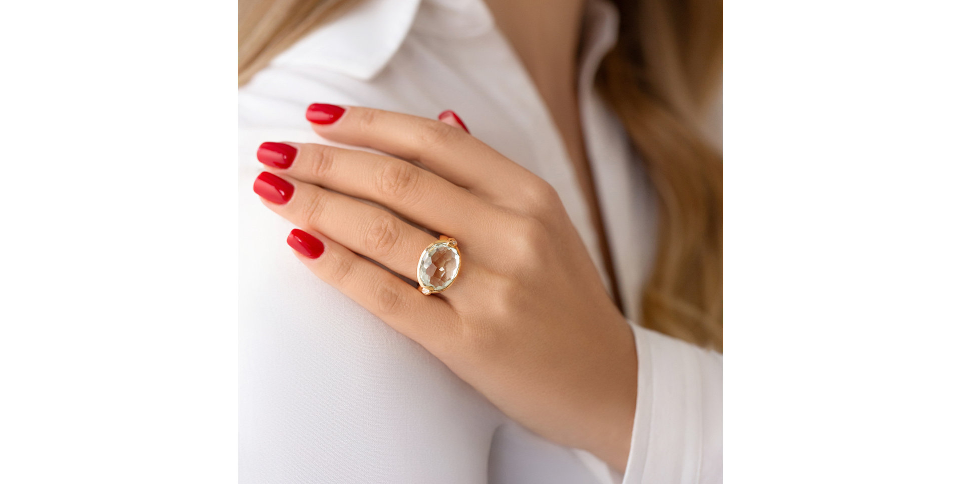 Diamond rings with Amethyst Fever Dream