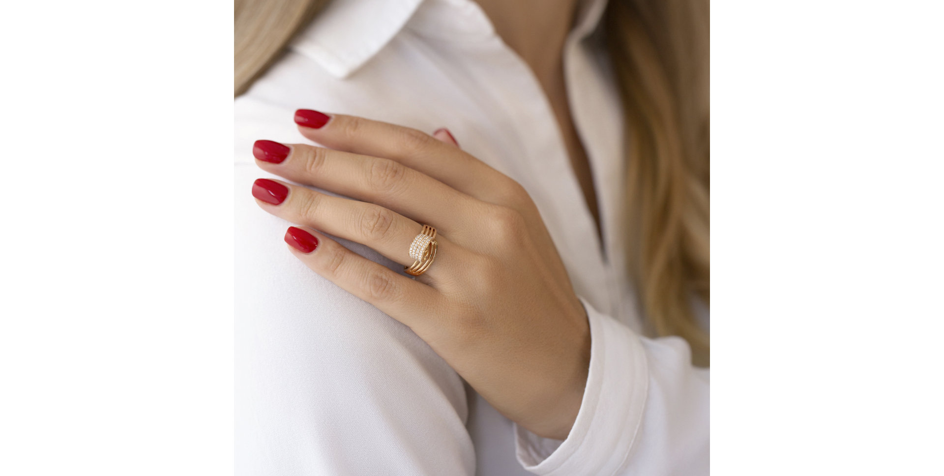 Diamond ring Sunny Ribbon