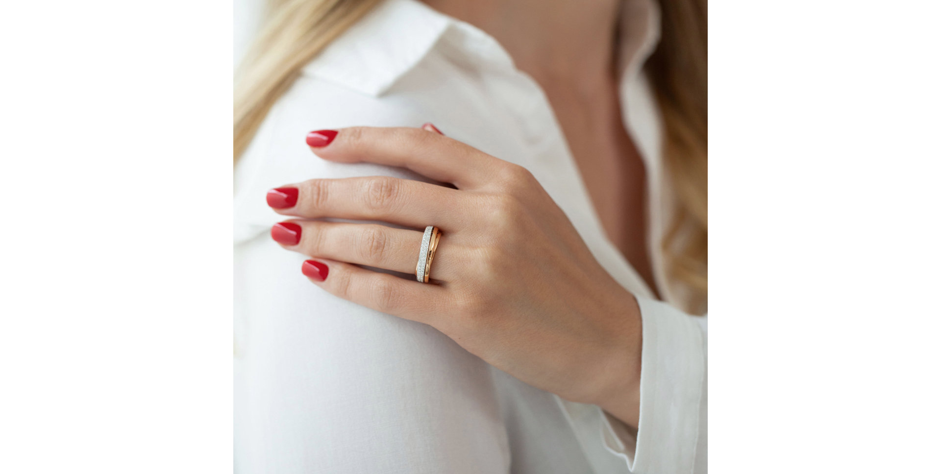 Diamond ring Dream Ribbon