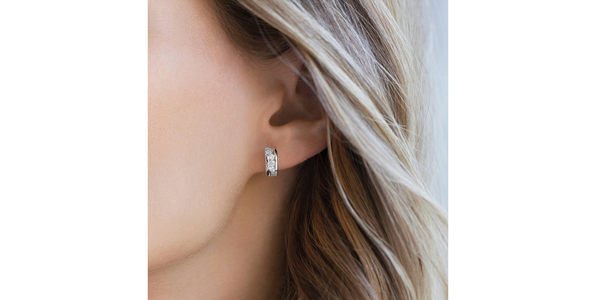 Diamond earrings Galaxy Secret