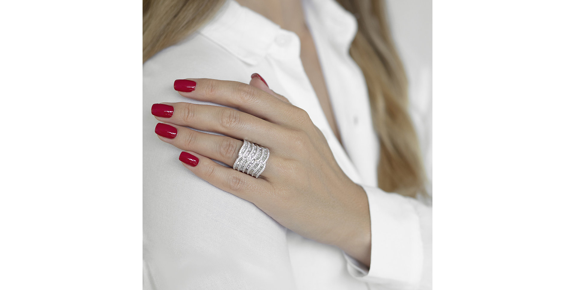 Diamond ring Glamour Edge