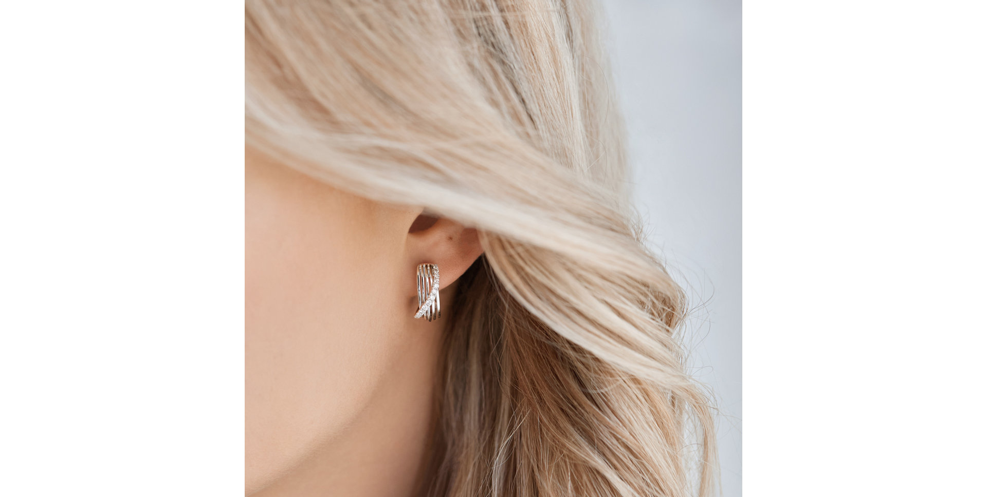 Diamond earrings Fresh Waves