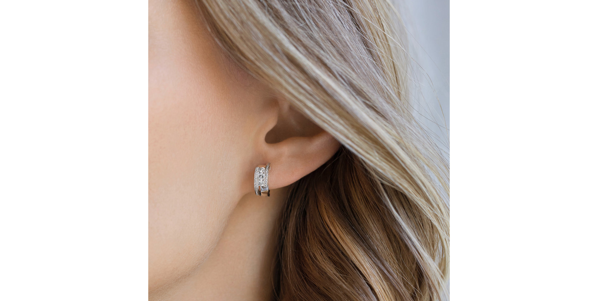 Diamond earrings Galaxy Secret