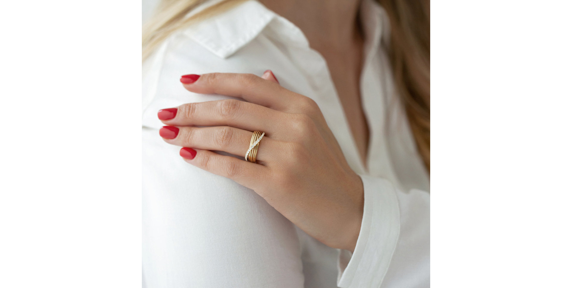 Diamond ring Orion Ribbon