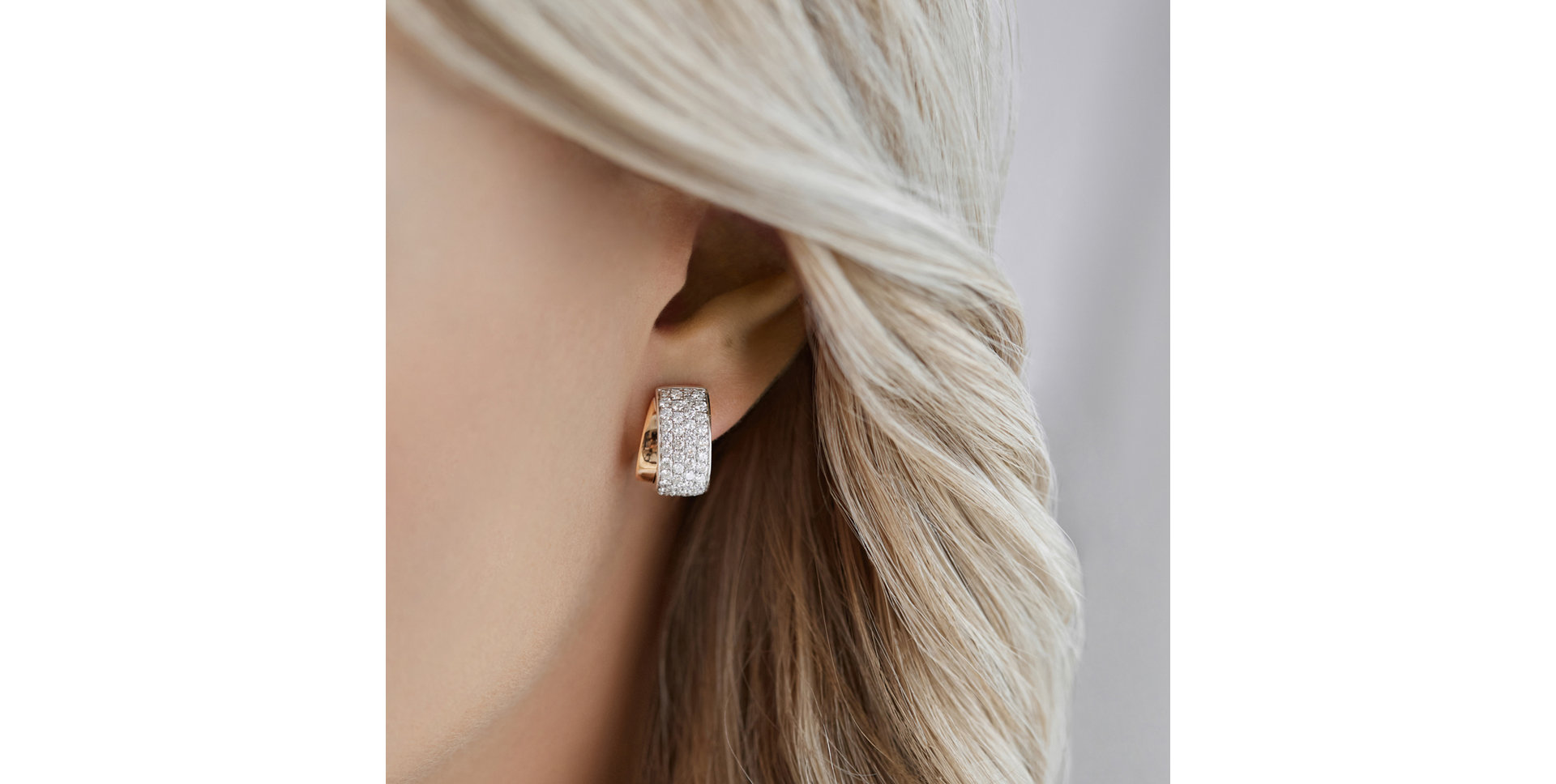 Diamond earrings Galaxy Poem