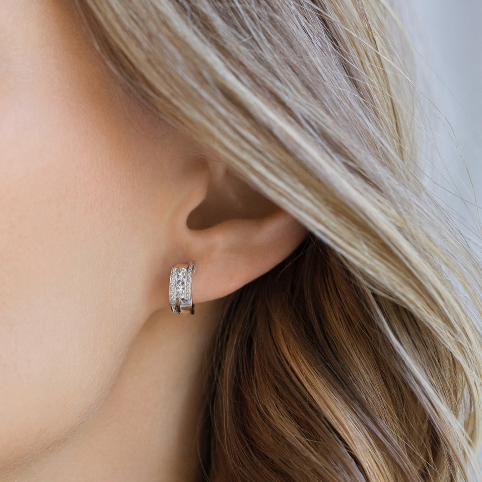 Diamond earrings Galaxy Secret