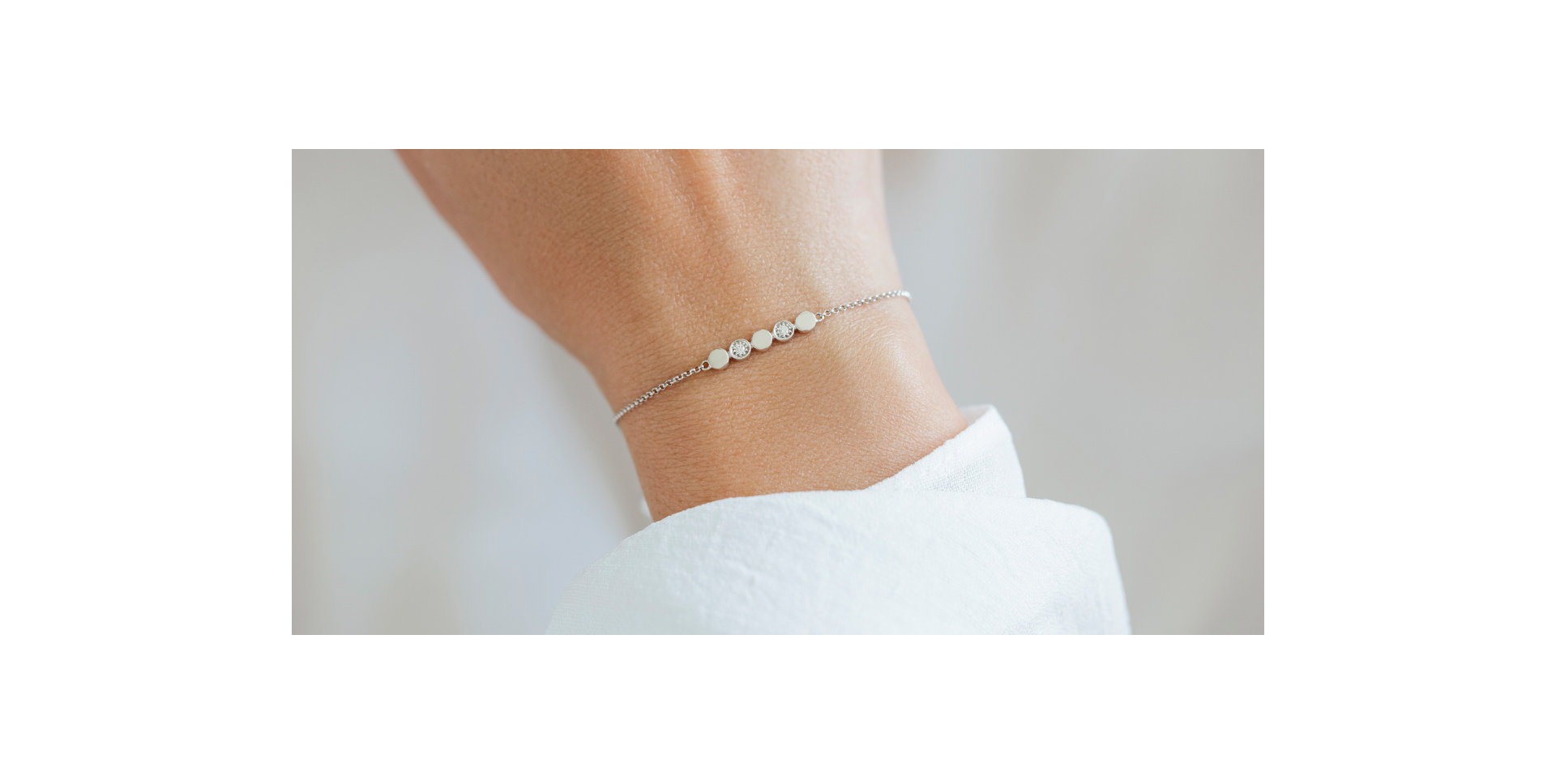 Diamond bracelet Sparkling Circles