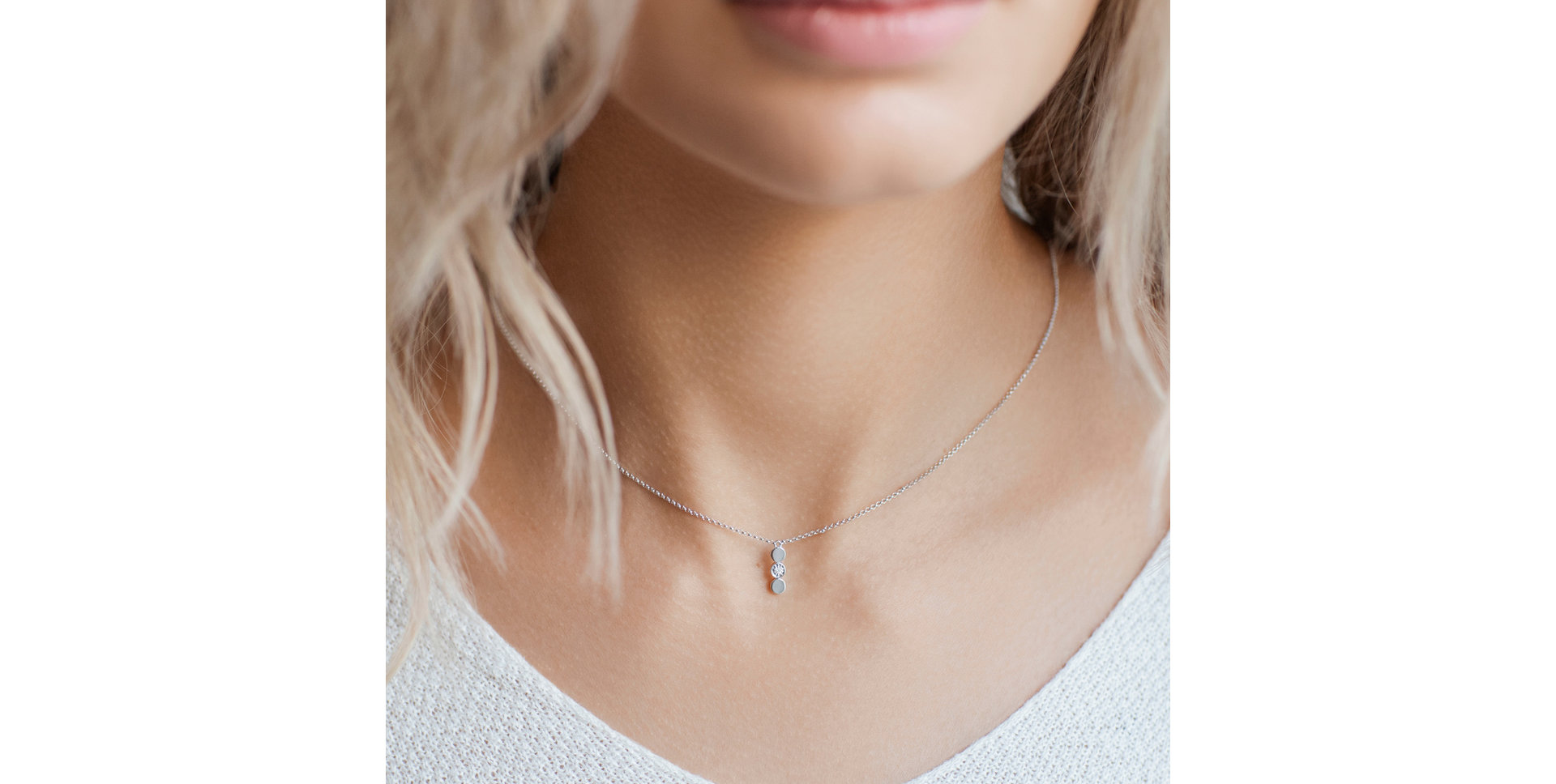 Diamond necklace Shiny Dots