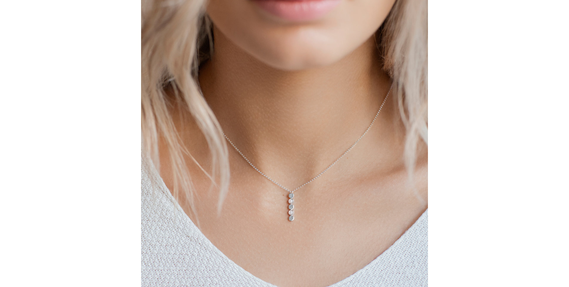 Diamond necklace Shiny Dots