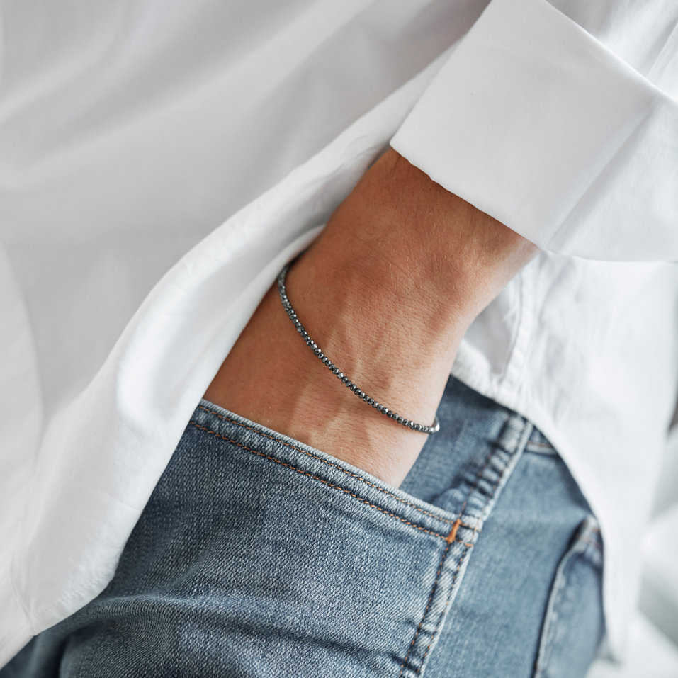 Bracelet with diamonds Darkness