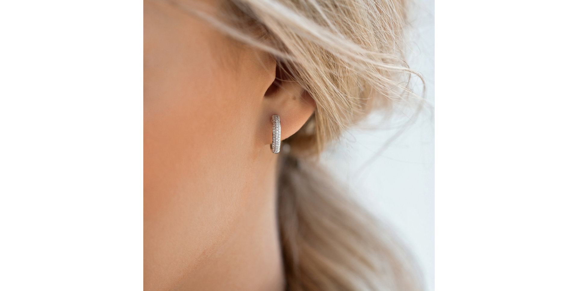 Diamond earrings Eternity Melody