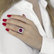 Diamond ring with Ruby Red Czarina3